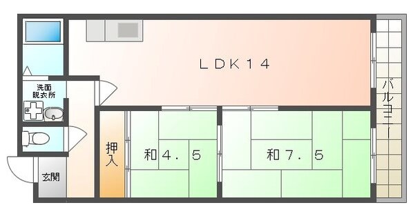 パレ・ロワイヤルの物件間取画像